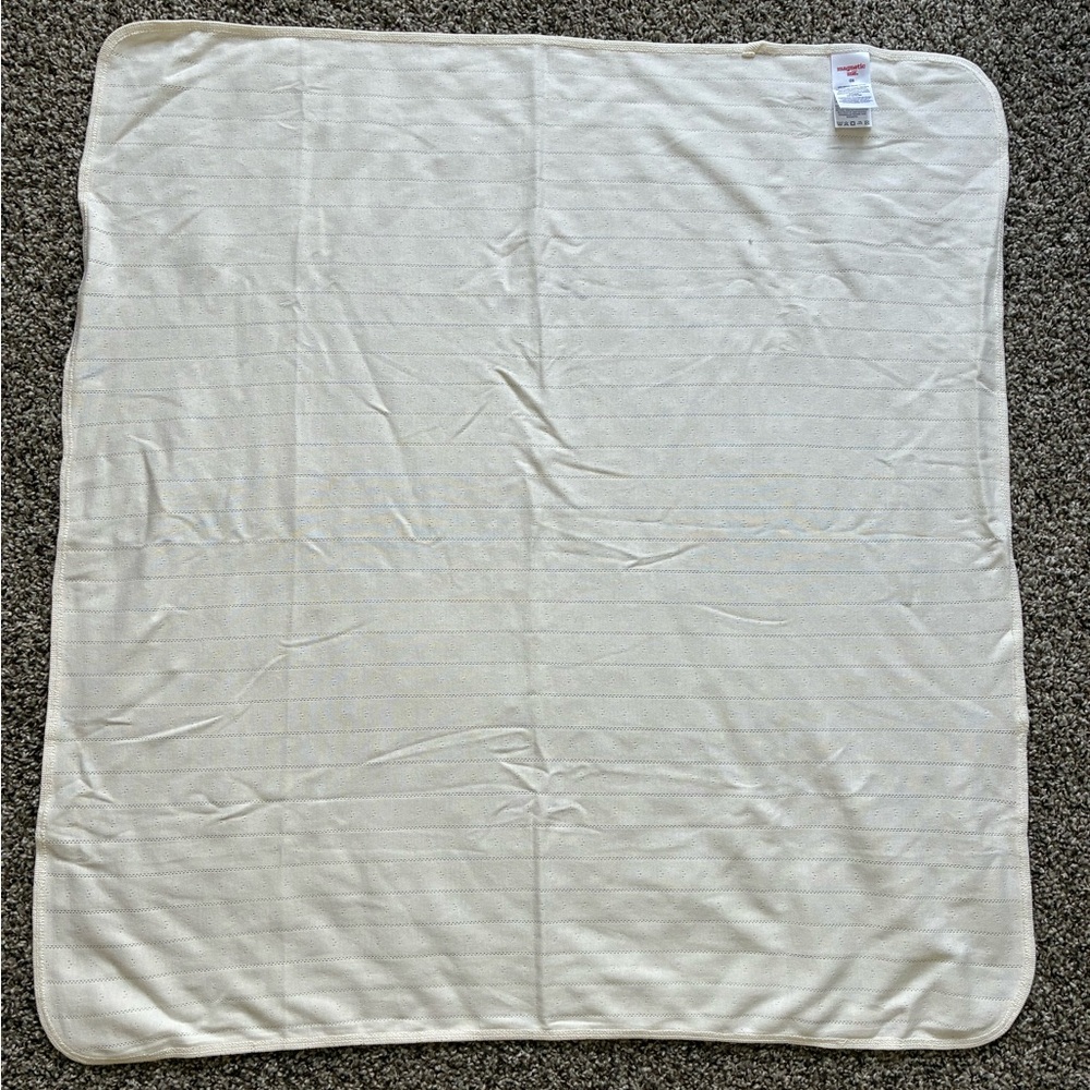 Magnetic Me Organic Cotton Pointelle Baby Blanket